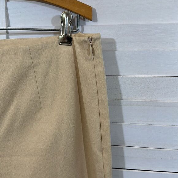 Saks Fifth Ave Pants Slacks Size10 Crop Neutral Beige NWOT - Picture 10 of 13
